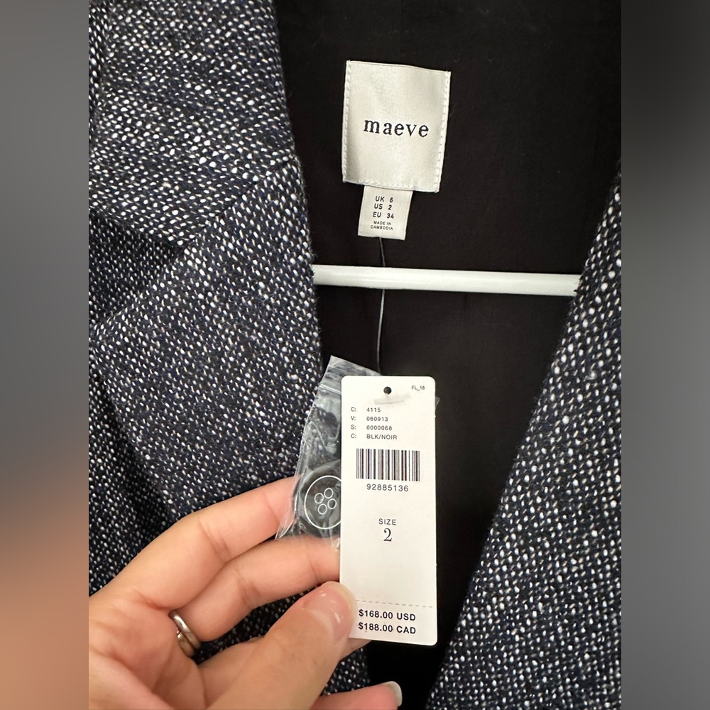 NWT Maeve Media mixed jacket - Picture 11 of 14